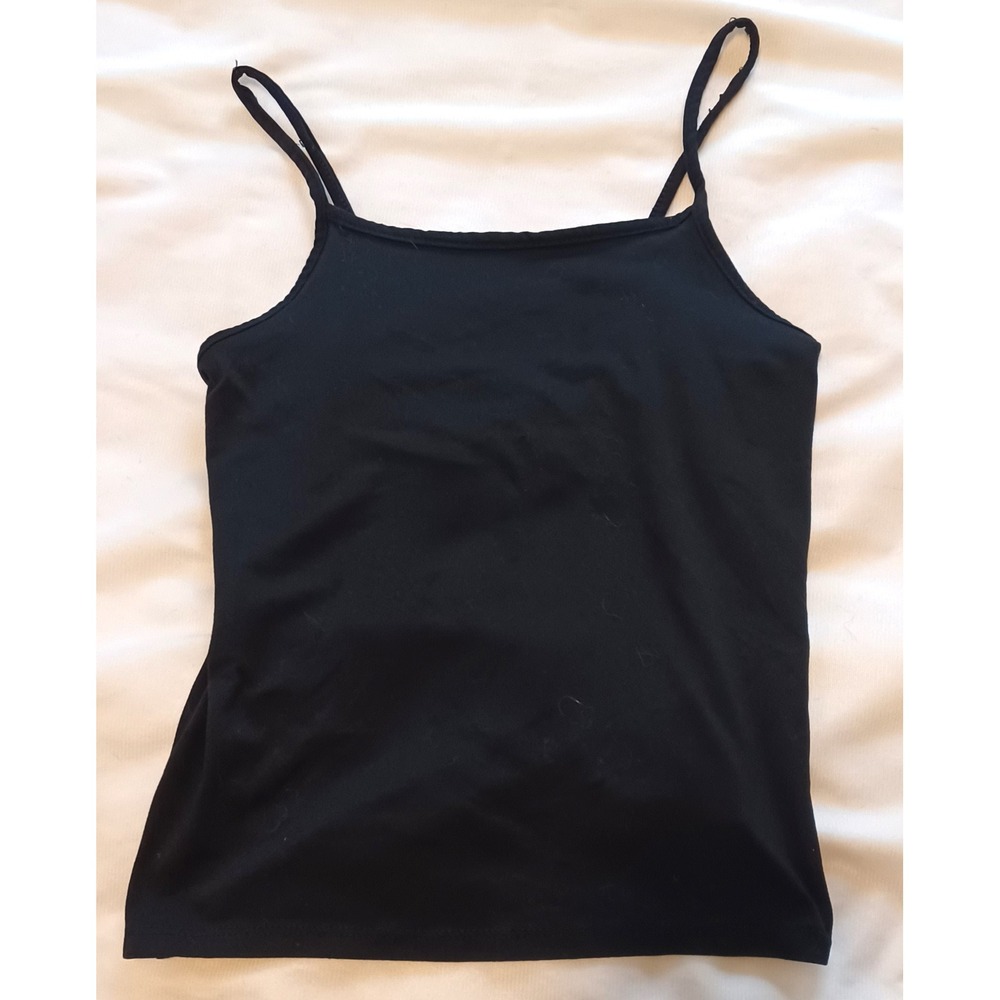 Girls Size 6 Black Cami Tank Top & Cougar Sportβ Athletic Shorts 2 Piece Lot Gym
